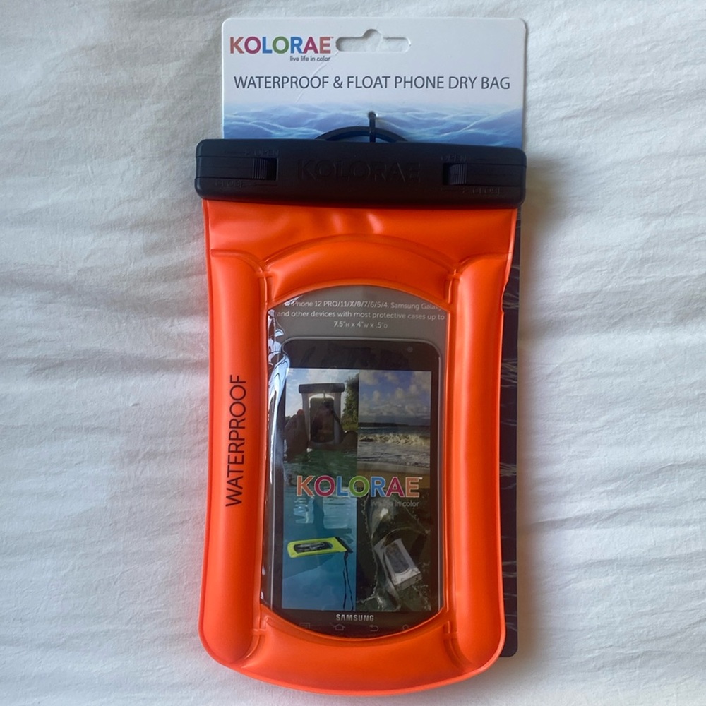 KOLORAE WATERPROOF & FLOAT PHONE DRY BAG